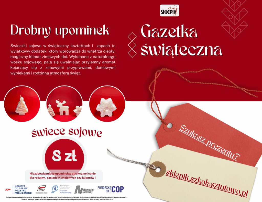 1 strona gazetki świątecznej