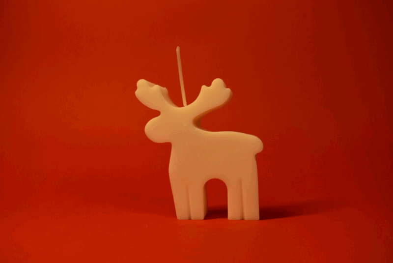 Świeczka świąteczna RENIFER